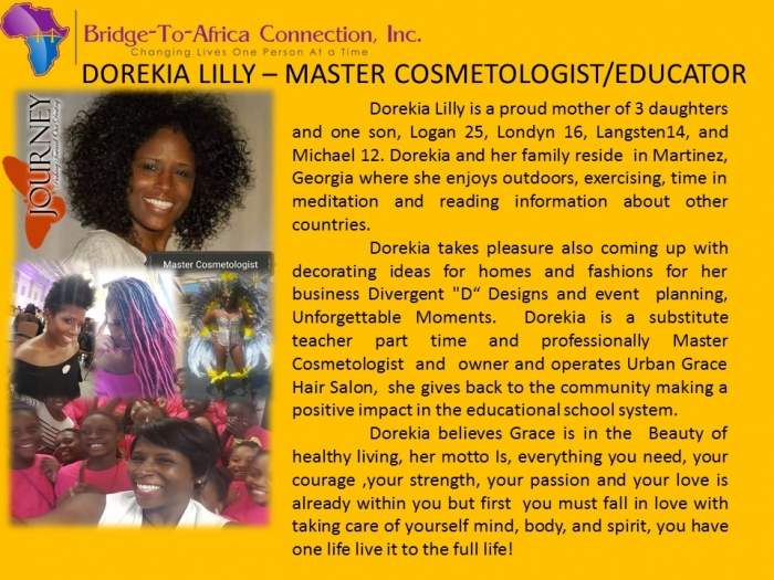 12 Dorekia Lilly- Master Cosmetologist/Educator 12