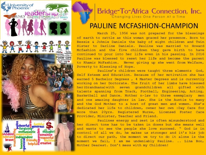9 Pauline Mcfashion - Champion 9