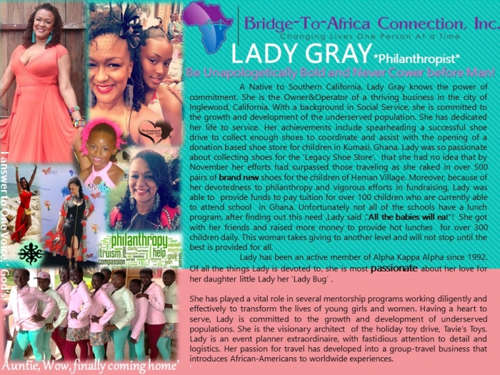 LADY GRAY (Philanthropist)