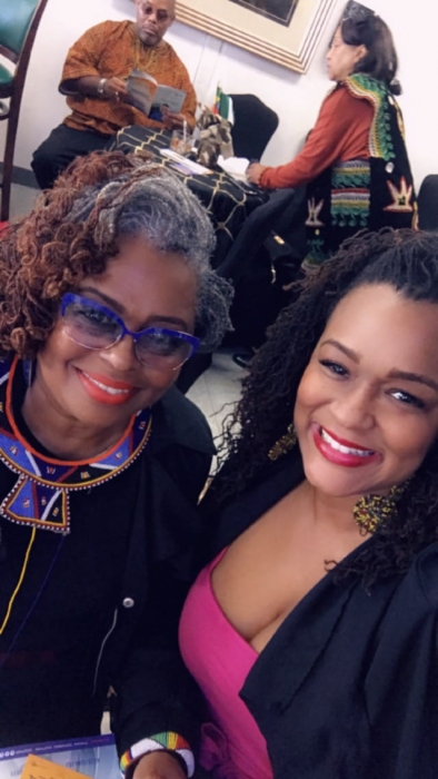 Lady and Madam Mother Baadia at the AFI Meet and Greet
