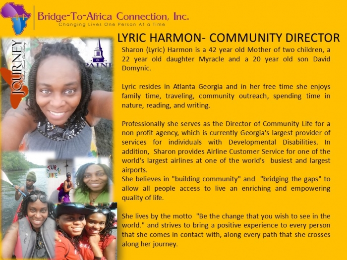 2 Sharon Lyric Harmon - Community Director 